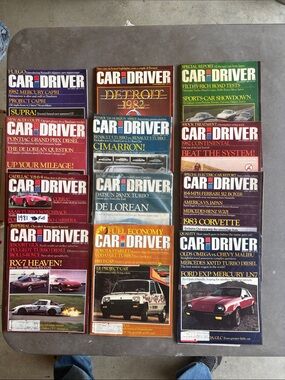 Magazine Bundle - CAR & DRIVER  1981 Complete Set